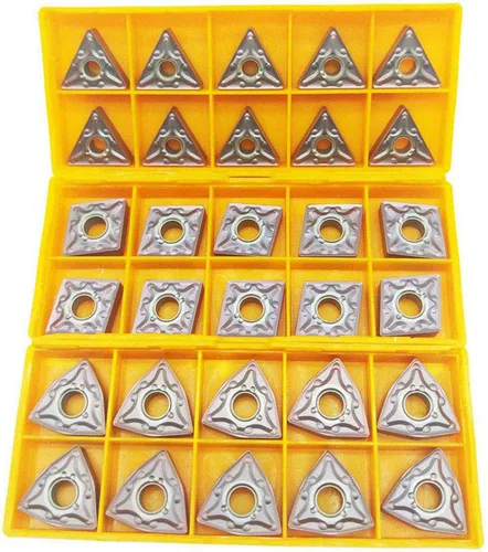 Miniatura 7 de Juego de 3 piezas de soporte de herramientas de torneado de carburo indexable de círculo exterior para torno de metal de 5/8" MTJNR1616H16 +