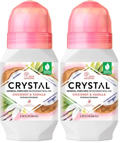 Miniatura 9 de Crystal Desodorant Essence Roll-On 2.25oz Coconut Vanilla (paquete de 3)