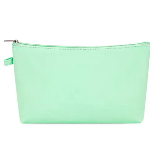 Miniatura 14 de WANDF Bolsa de cosméticos para mujer, bolsa de maquillaje, mini bolsa de maquillaje para bolso, resistente al agua, regalo para niñas (M-azul)