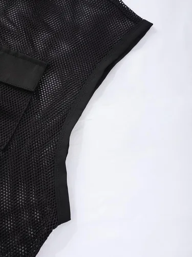 Miniatura 5 de GORGLITTER Conjunto de chándal sin mangas con cuello redondo y pantalones cortos para hombre