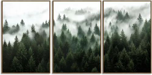 Miniatura 15 de Zessonic Arte de Pared de Boceto de Árbol Vintage Lienzo Botánico de Naturaleza Salvaje Juego de Arte de Árbol de Roble de 3 Piezas, Impresiones