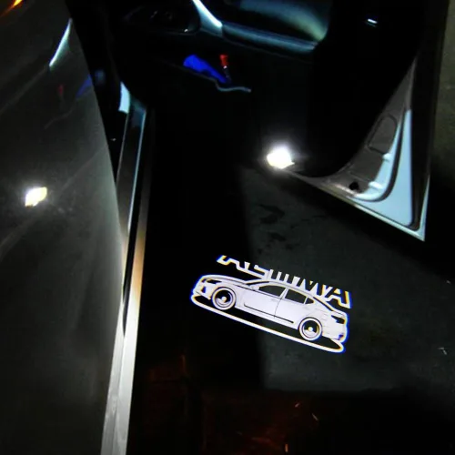 Miniatura 4 de Proyector de luces LED para puerta de automóvil, 2 unidades, compatible con Altima 2002, luces de charco, kit de luz de sombra fantasma, accesorios