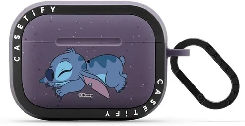 Miniatura 5 de CASETiFY AirPods Pro (1ª/2ª Gen) Estuche Bounce con Anillo [Colaboración Frozen] - Copo de Nieve de Anna - Taupe Mate