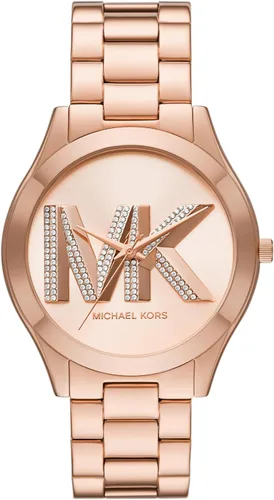 Miniatura 16 de Michael Kors Slim Runway - Reloj de pulsera de acero inoxidable para mujer