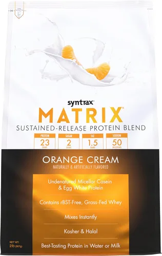 Miniatura 16 de Syntrax Nutrition Matrix - Mezcla de proteína de liberación sostenida, galletas y crema 2 libras. Verdaderos trozos de galleta