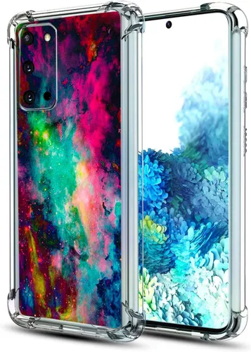 Miniatura 12 de Funda para Galaxy S20 FE 5G, atrapasueños, protección contra caídas espaciales, a prueba de golpes, TPU de cuerpo completo, resistente a