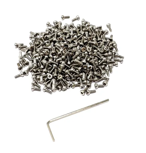 Miniatura 53 de iexcell 25 piezas M4 x 60/65/70/75/3.150 in paso de rosca 0.028 in acero inoxidable 304 cabeza hexagonal Tornillos Tornillos surtido Kit