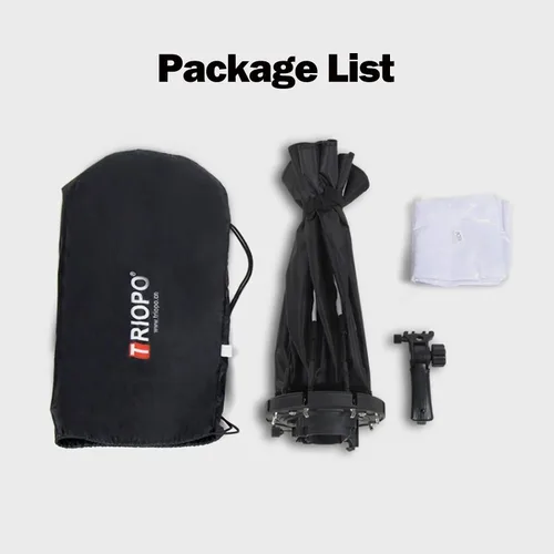 Miniatura 8 de Triopo Softbox 55 cm/21.6 pulgadas, paraguas octogonal para fotografía, para Godox V860II V860III V850II V850III TT600 TT685 TT685II YN560 III IV