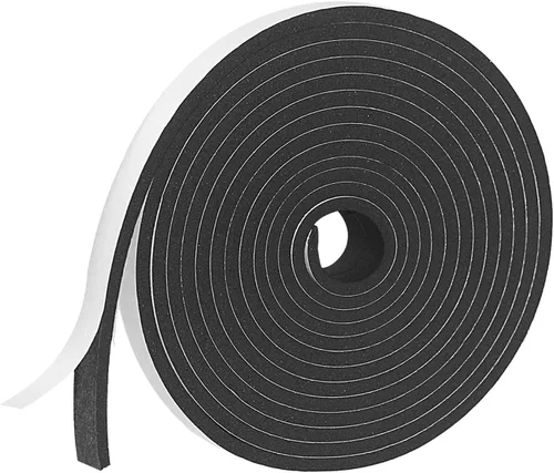 Miniatura 32 de Tira de Sellado Meteorológico para Puertas, Tira de Sellado para Puertas y Ventanas, 1 Pulgada x 1/8 Pulgada x 33 Pies, Cinta de Aislamiento
