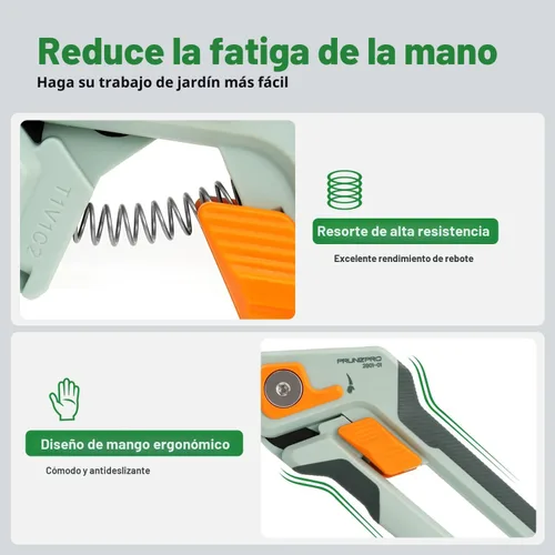 Miniatura 7 de PrunePro Tijeras de Podar para Jardinería Podadora Manual Profesional de Bypass Hasta 1 Pulgada de Capacidad de Corte Hoja de Acero Inoxidable