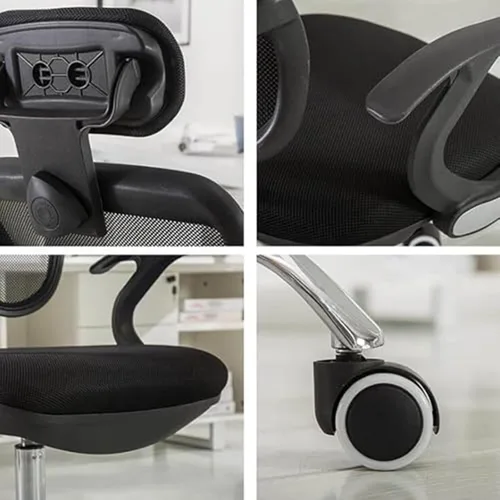 Miniatura 7 de High Back Office Desk Chair Executive Swivel Computer Chair Adjustable Height Ergonomic Gaming Chair with Lumbar Support and Breathable Mesh for