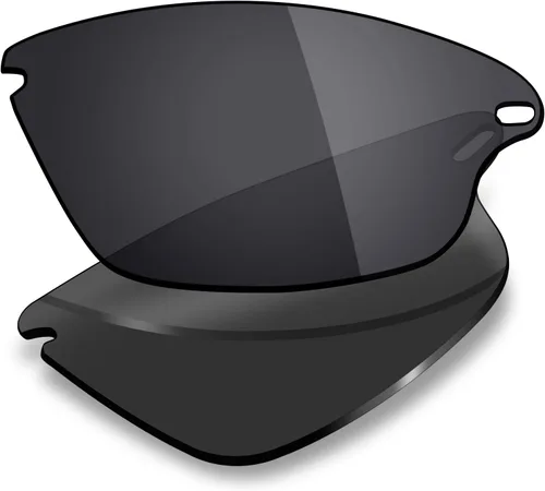 Miniatura 2 de mryok 4pares polarizadas lentes de repuesto para Oakley Fast Jacketanteojos de sol, Stealth negrorojo fuegoazul hieloverde esmeralda