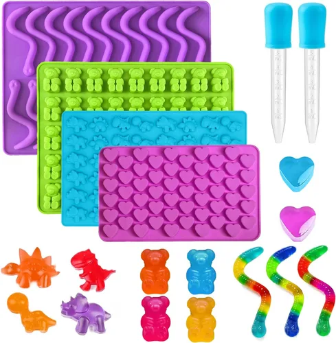Miniatura 12 de 2 moldes de chocolate – Molde de silicona para chupete de una sola pieza, tamaño bocado, moldes de chocolate para decoración de pasteles y cupcakes