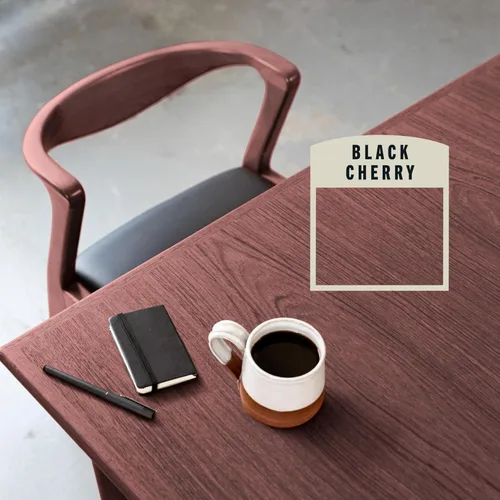 Miniatura 3 de Varathane Premium - Colorante de madera de secado rápido, cuarto de galón, color cereza negra
