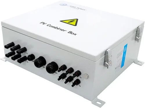 Miniatura 5 de AIMS Power Caja combinadora de matriz solar de 6 cuerdas 120A 200 VCC 6 entradas 20KW precableado 1000V DC Max Entrada, 125A interruptor de salida