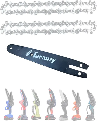 Miniatura 3 de Placa guía de motosierra con cadenas, 6 pulgadas (placa guía) (cadena de motosierra (2 juegos))