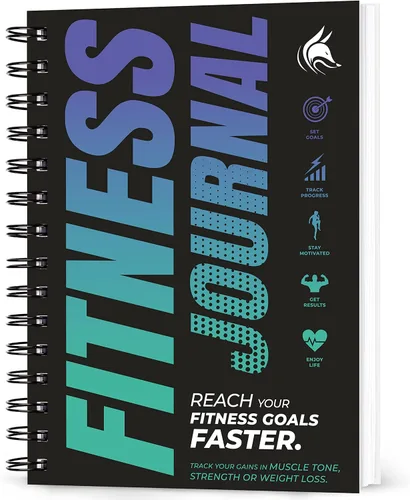 Miniatura 9 de Clever Fox Diario de Fitness Cuaderno de Registro de Entrenamiento - Planificador Diario de Fitness Diario de Entrenamiento para Mujeres y Hombres.