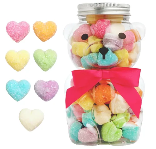 Miniatura 6 de Bear Necessities Osos Gominosos en Frasco de Oso - Lindo Lazo, Caramelos Gomosos Envasados a Mano, Regalo - Elaborados y Hechos en los EE. UU.
