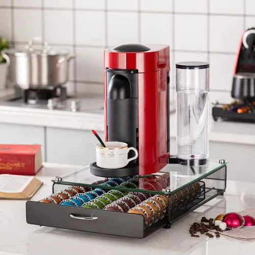 Miniatura 8 de Soporte para cápsulas de café con capacidad para Nespresso Vertuoline, Casual, Negro