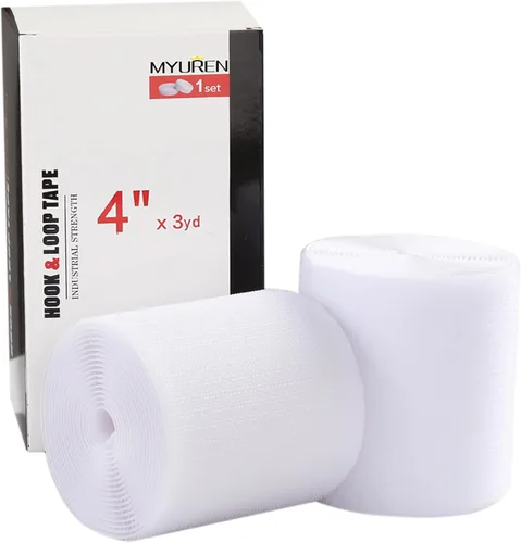Miniatura 14 de MYUREN - Velcro en tejido para coser, estilo gancho y bucle de 3/4 pulgada, tiras de nailon no adhesivas en la parte posterior, cinta entrelazada