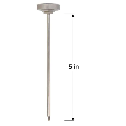 Miniatura 3 de REOTEMP Termómetro de bolsillo K79-2, impermeable, vástago de 5 pulgadas, esfera de 1 pulgada (-40 a 160 Fahrenheit)