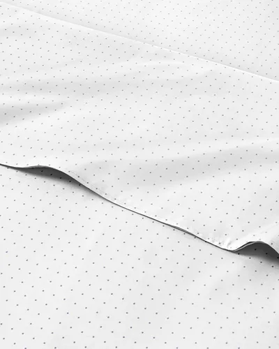 Miniatura 13 de Sábanas con patrón de puntos azules, 1 sábana encimera, 1 sábana bajera y 1 funda de almohada con bolsillos profundos, ropa de cama con estampado