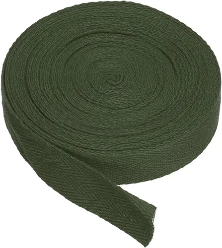 Miniatura 52 de PATIKIL Cinta de sarga de algodón de 1 pulgada, 50 yardas, cinta de algodón, cinta de encuadernación al bies, cinta de espiga para costura, Verde