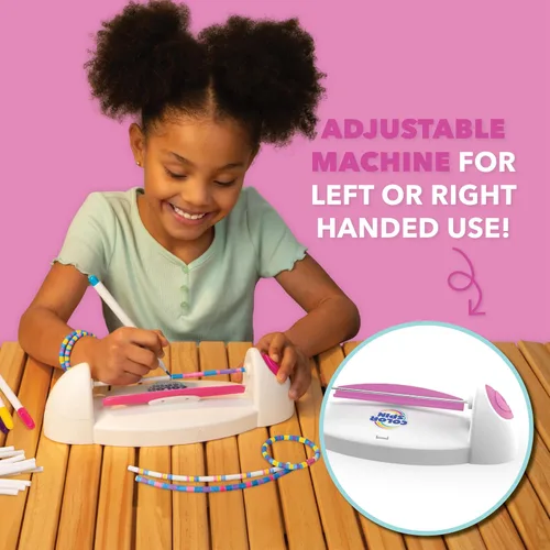 Miniatura 5 de Colorspin - Kit eléctrico para hacer pulseras de la amistad, haz pulseras en minutos para cumpleaños y regalos de amistad, haz 15 pulseras, diseño