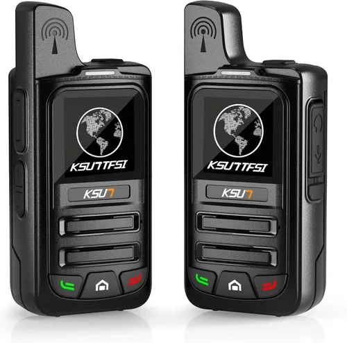 Walkie Talkies rápidos gratuitos de por vida global de alcance ilimitado PTT 4G LTE PoC Radios bidireccionales de largo alcance de larga distancia