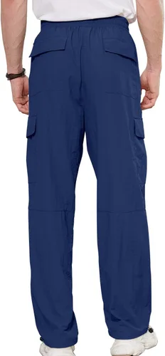 Miniatura 4 de YRW Pantalones cargo casuales para hombre, pantalones deportivos Y2K para hombre, pantalones deportivos Y2K de ajuste relajado, pantalones