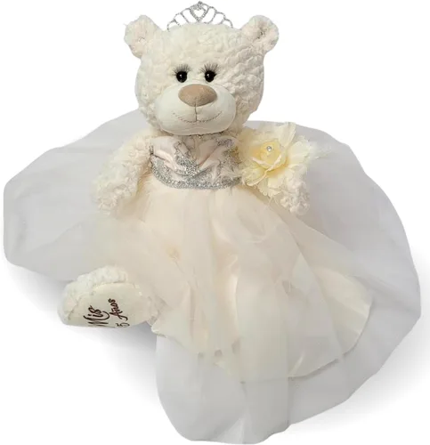 Miniatura 26 de KINNEX COLLECTIONS SINCE 1997 20" Quince Anos Quinceanera Last Doll Osito de peluche con vestido (pieza de centro) ~ ARC16831-4 (azul bebé)