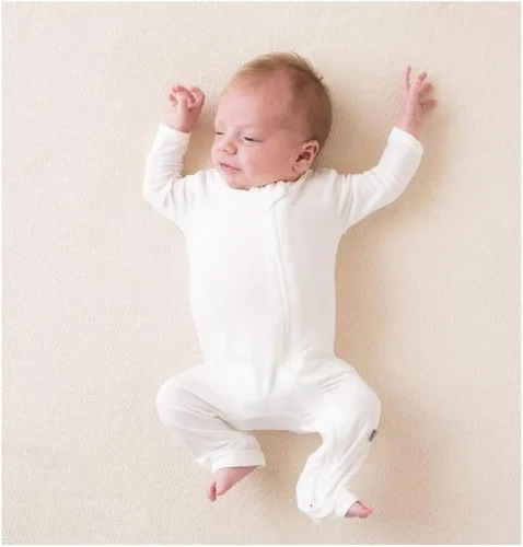 Miniatura 8 de Baby Unisex Soft Footies Zipper Closure Footless Pajama Sleepers Pjs N' Plays One-Piece Romper 0-24M