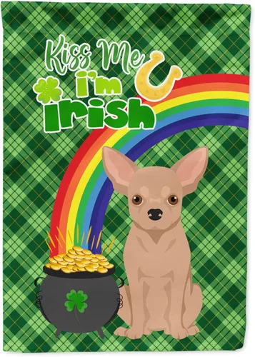 Miniatura 47 de Caroline's Treasures WDK4731GF - Bandera decorativa para jardín del día de San Patricio, color negro y tostado, Airedale Terrier, para jardín