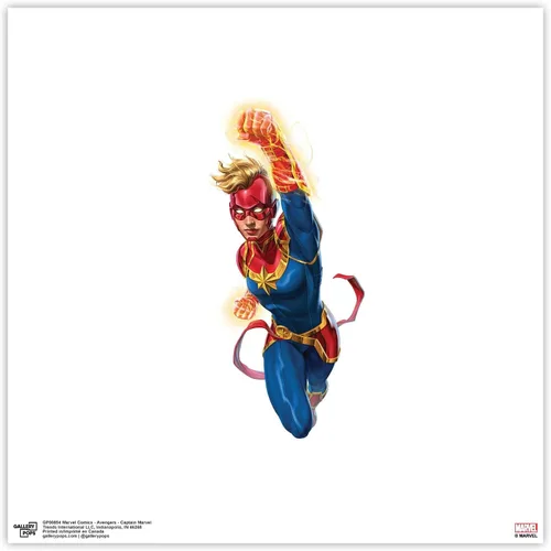 Miniatura 10 de Trends International Gallery Pops Marvel Comics Avengers - Póster de pared de Capitana Marvel, 12 x 12 pulgadas, versión enmarcada en negro