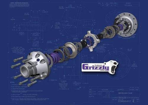 Miniatura 2 de Yukon YGLD44-4-30 Grizzly bloqueador para D44 30-Spline