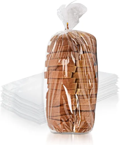 Miniatura 11 de Bolsas de plástico transparente para embalaje, bolsas de polietileno con fuelle de 5 x 4 x 18 pulgadas, bolsa transparente de LDPE de 1 mil