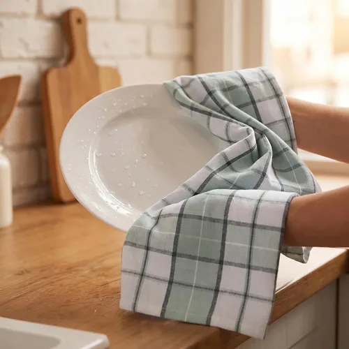 Miniatura 130 de Urban Villa Toallas de cocina 100% algodón para cocina (juego de 6) 20"x30" toallas de cocina altamente absorbentes, juego de ropa de cocina