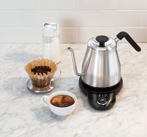 Miniatura 8 de OXO Brew Hervidor Eléctrico de Cuello de Cisne – Hervidor de Agua Caliente, Hervidor para Verter Café y Té, Temperatura Ajustable, Temporizador