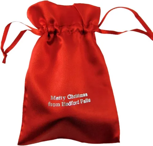 Miniatura 4 de Adorno de Navidad de La Vida es Maravillosa, Campana en Cinta, Caja de Regalo de Recuerdo de Película, Recuerdo de Acero Metálico, Adorno Colgante