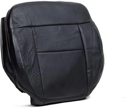Miniatura 2 de 2004-2008 para Ford F150 SuperCrew Lariat Crew Driver Bottom Funda de asiento de cuero negro