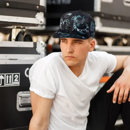 Miniatura 5 de Marvel Gorra de béisbol de los Vengadores, talla única, sombrero cómodo, regalo de los Vengadores para hombres, mercancía para hombre