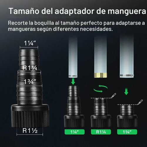 Miniatura 4 de VIVOSUN - Bomba de agua sumergible de 4500 GPH de 220 W, bomba de estanque ultra silenciosa con altura de elevación de 19 pies para estanque