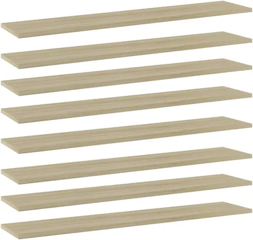Miniatura 48 de Tableros de estantería 8 piezas, tablones de repuesto para estantería, estante de madera, estante de melamina, madera sin terminar, para renovar