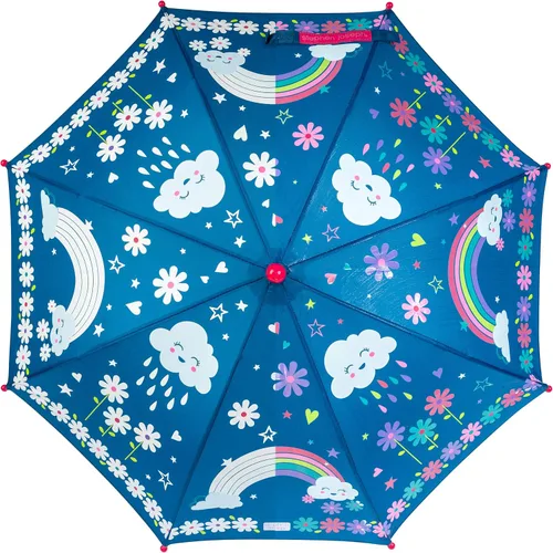 Miniatura 20 de Stephen Joseph Kids' Color Changing Wet Dry Umbrella, Water reacting, Pinch Free Umbrellas for Rain Children's Umbrella, BUTTERFLY, 23"X29