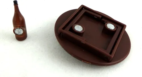 Miniatura 3 de Mesa de casa de muñecas en miniatura a escala 1:24 con accesorios #G7030