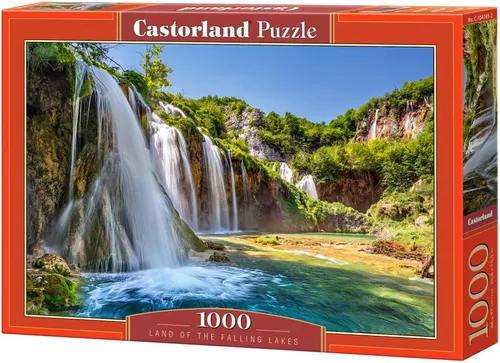 CASTORLAND Rompecabezas de 1000 piezas, Land of the Falling Lakes, parque nacional, naturaleza pura, rompecabezas de río, rompecabezas para adultos,