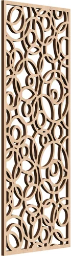 Miniatura 11 de Latrobe Paneles de pared decorativos de madera con calado, 9 3/8 pulgadas de ancho x 24 3/8 pulgadas de alto x 3/8 de alto, roble rojo rojo (Red Oak)