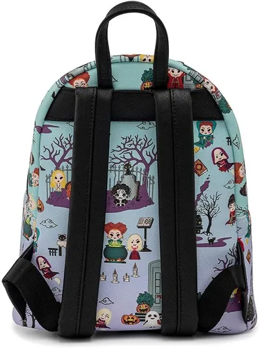 Miniatura 4 de Loungefly Disney Hocus Pocus Scene - Bolso de hombro con doble correa para mujer