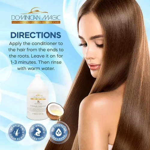 Miniatura 3 de Acondicionador desenredante con infusión de coco 1.G Ultimate Moisture & Slip, All Hair Types, Reduces Breakage, Frizz & Tangles, Salon-Quality
