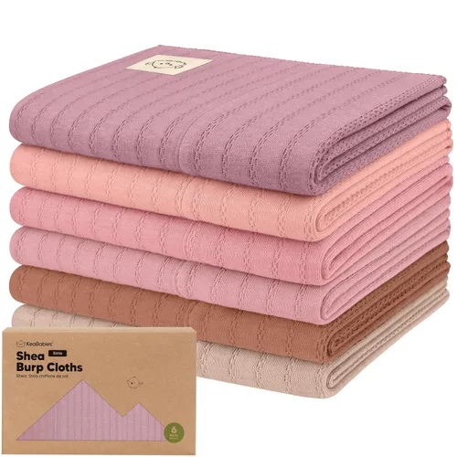Miniatura 18 de Paños orgánicos para bebés niño y niña - Juego de 6 toallas grandes de algodón para eructar, paños para baba, súper absorbentes, ultra suaves